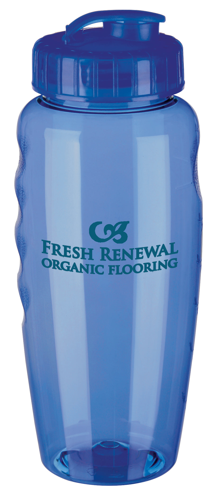 Custom logo Gripper Poly-Clear® Bottle - 31 oz.