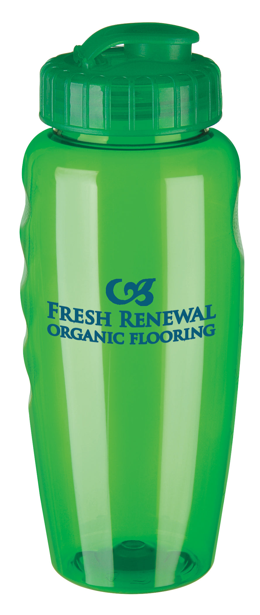 Custom logo Gripper Poly-Clear® Bottle - 31 oz.
