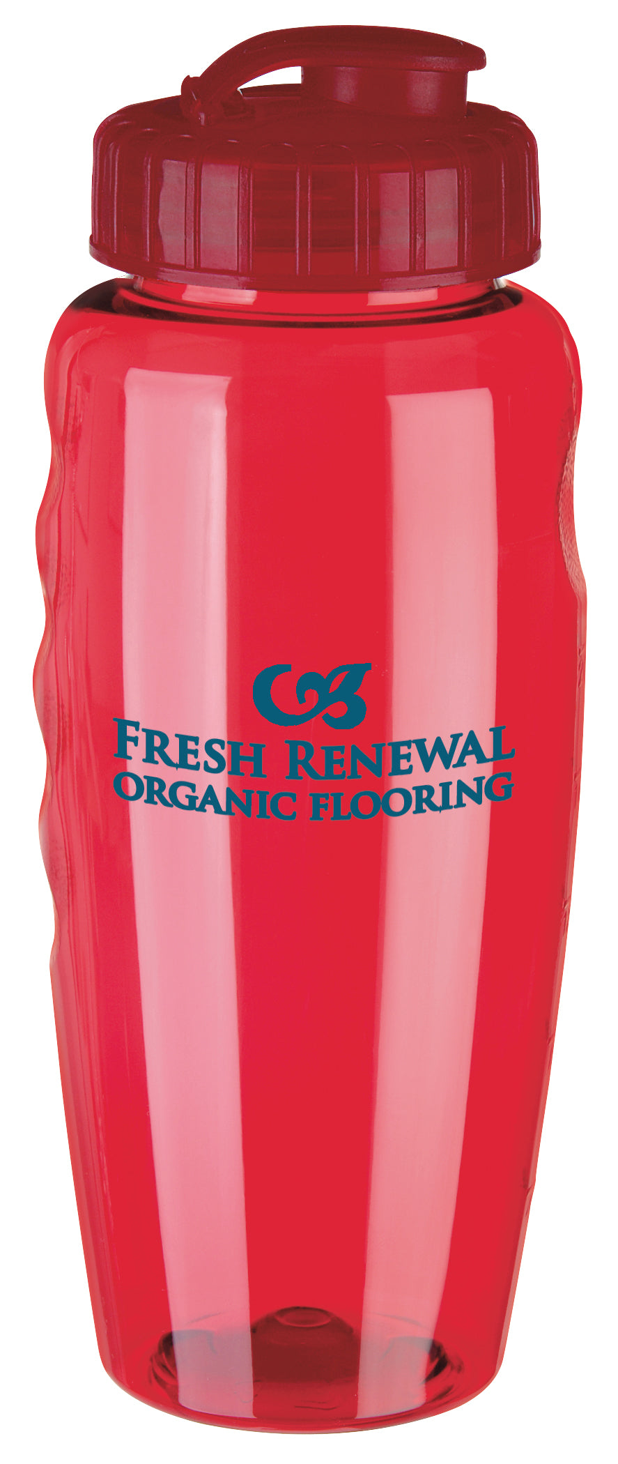 Custom logo Gripper Poly-Clear® Bottle - 31 oz.