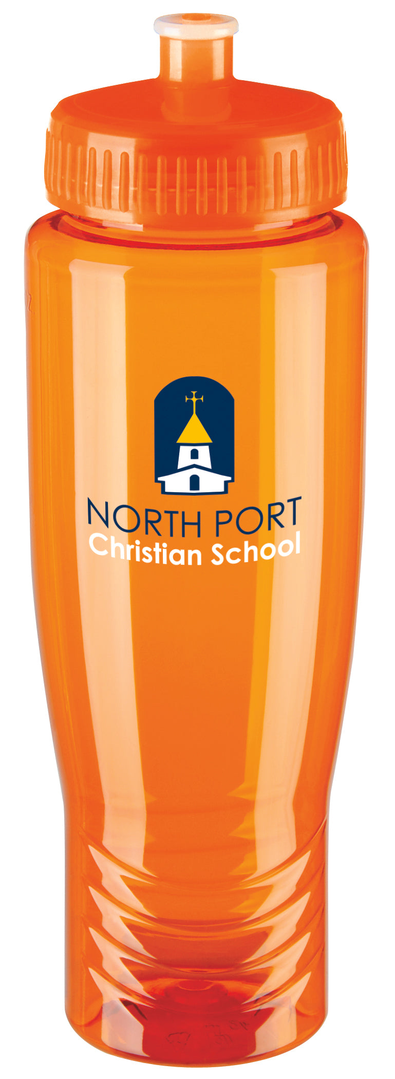 Custom logo Poly-Clean® Bottle - 27 oz.