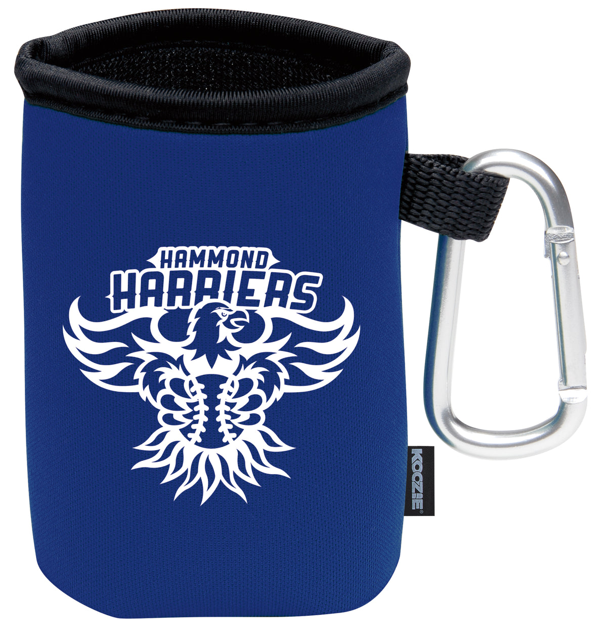 Custom logo Collapsible Can Cooler with Carabiner