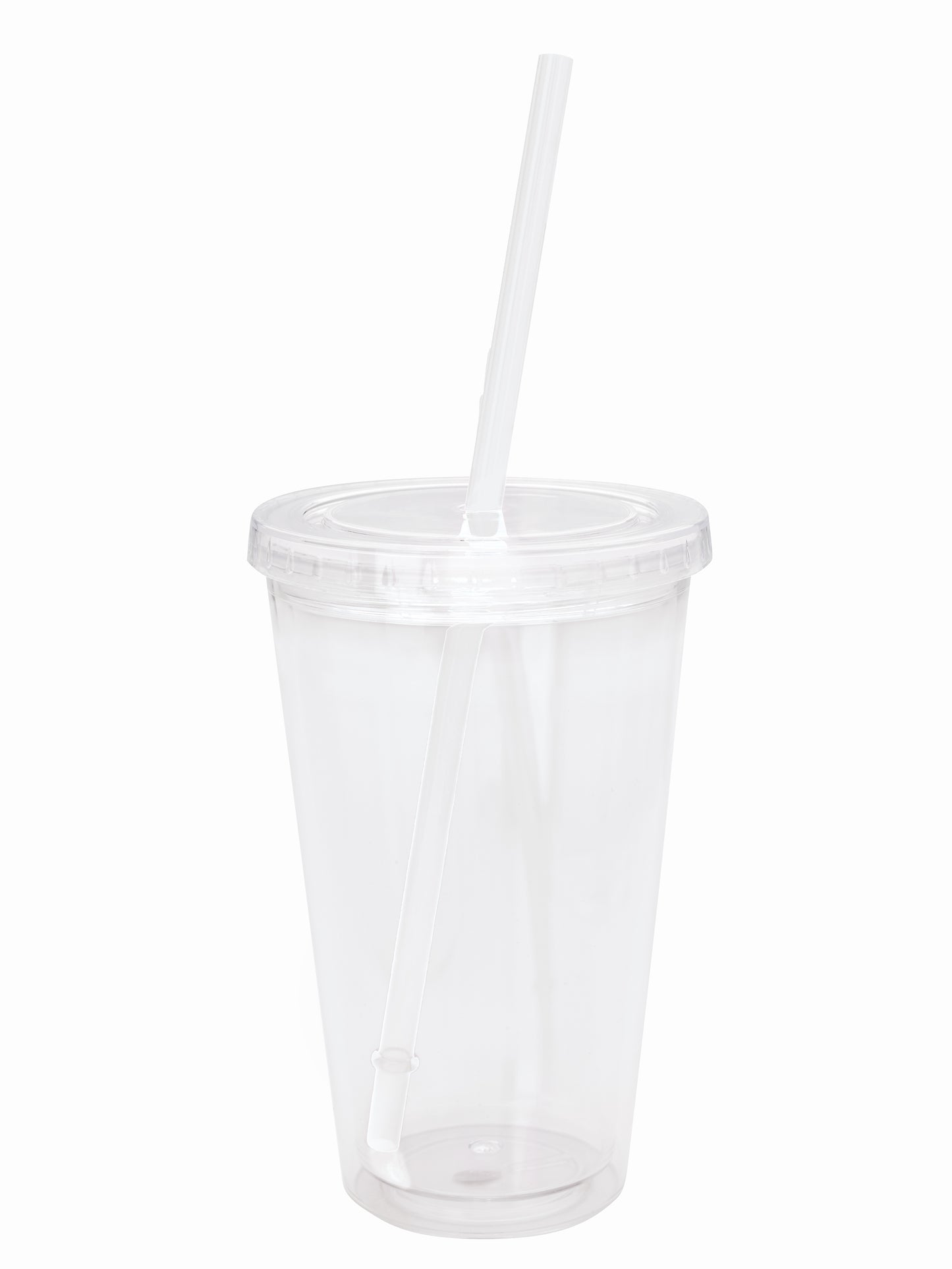 Clear Tumbler with Colored Lid - 18 oz.