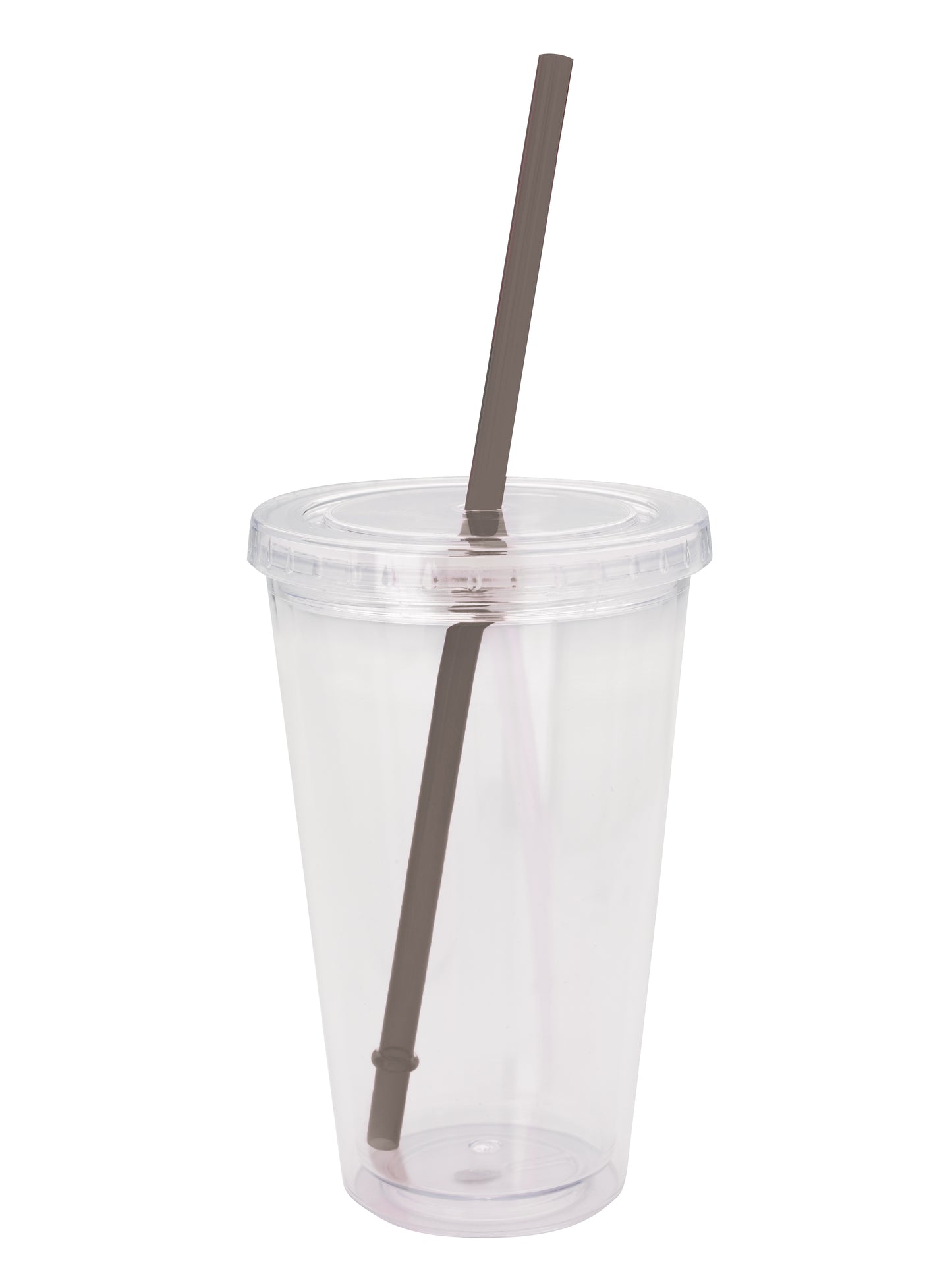 Clear Tumbler with Colored Lid - 18 oz.