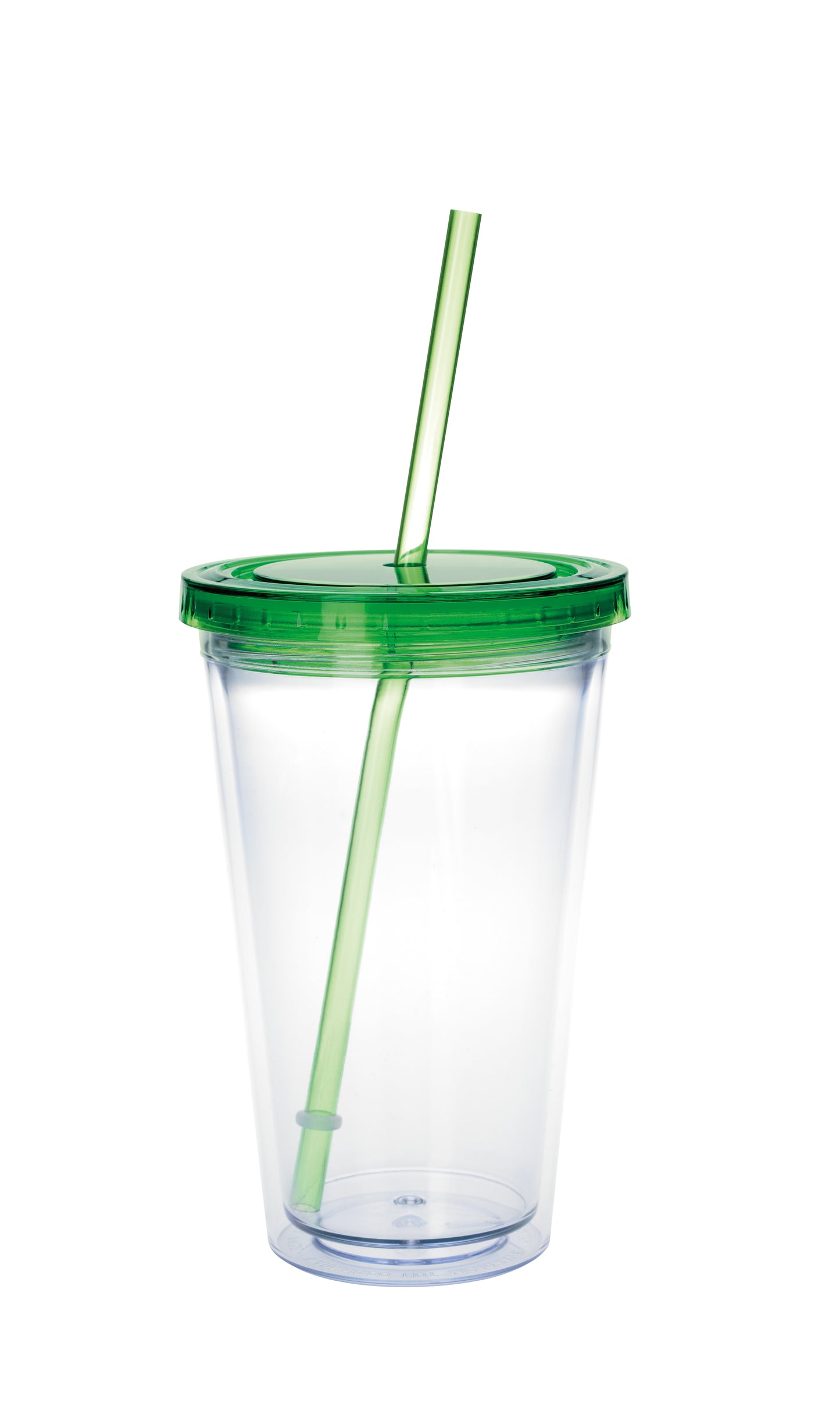Clear Tumbler with Colored Lid - 18 oz.