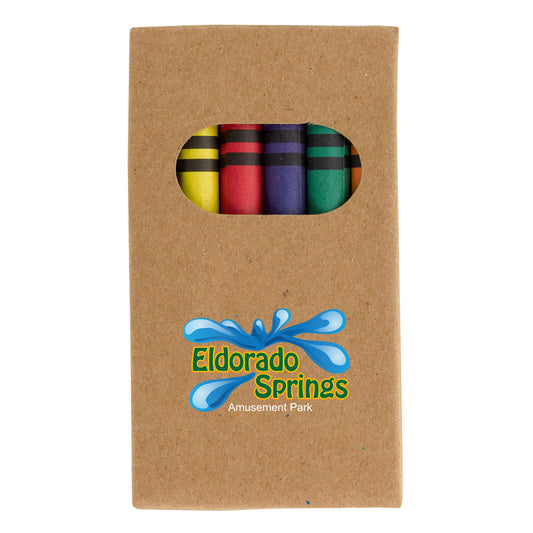 Custom logo 6-Piece Crayon Set
