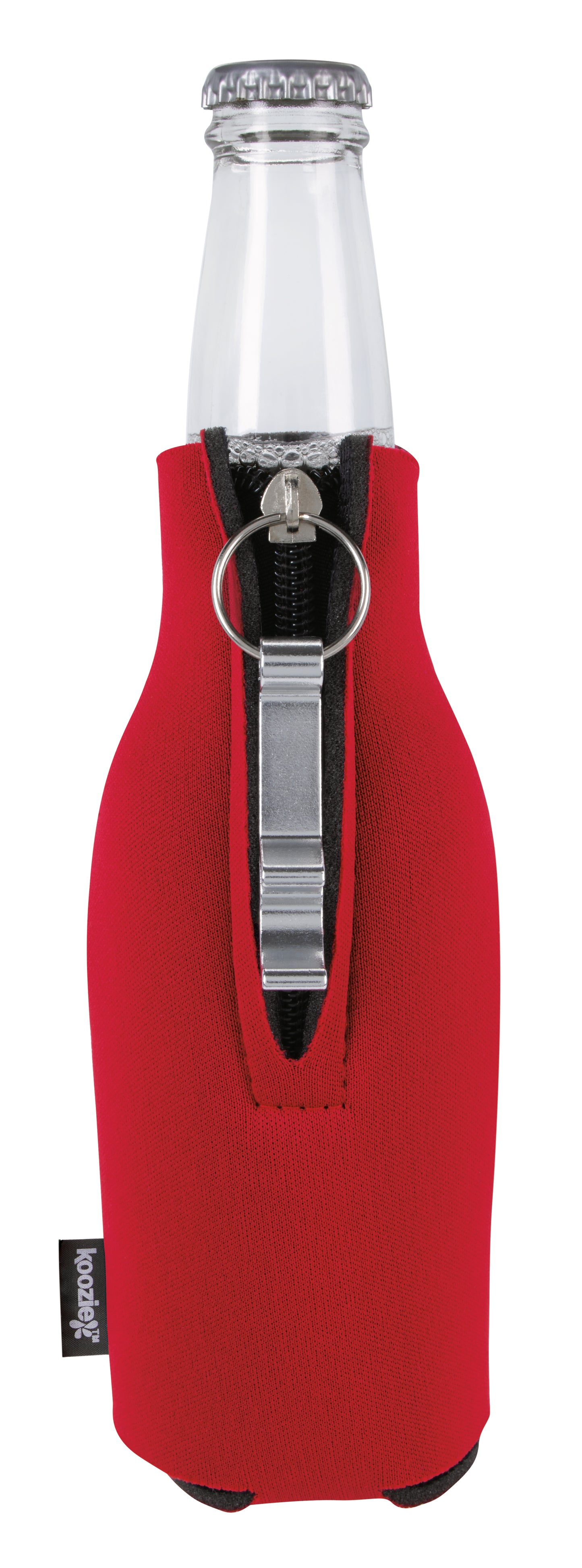 Zip-Up Bottle Cooler with Opener