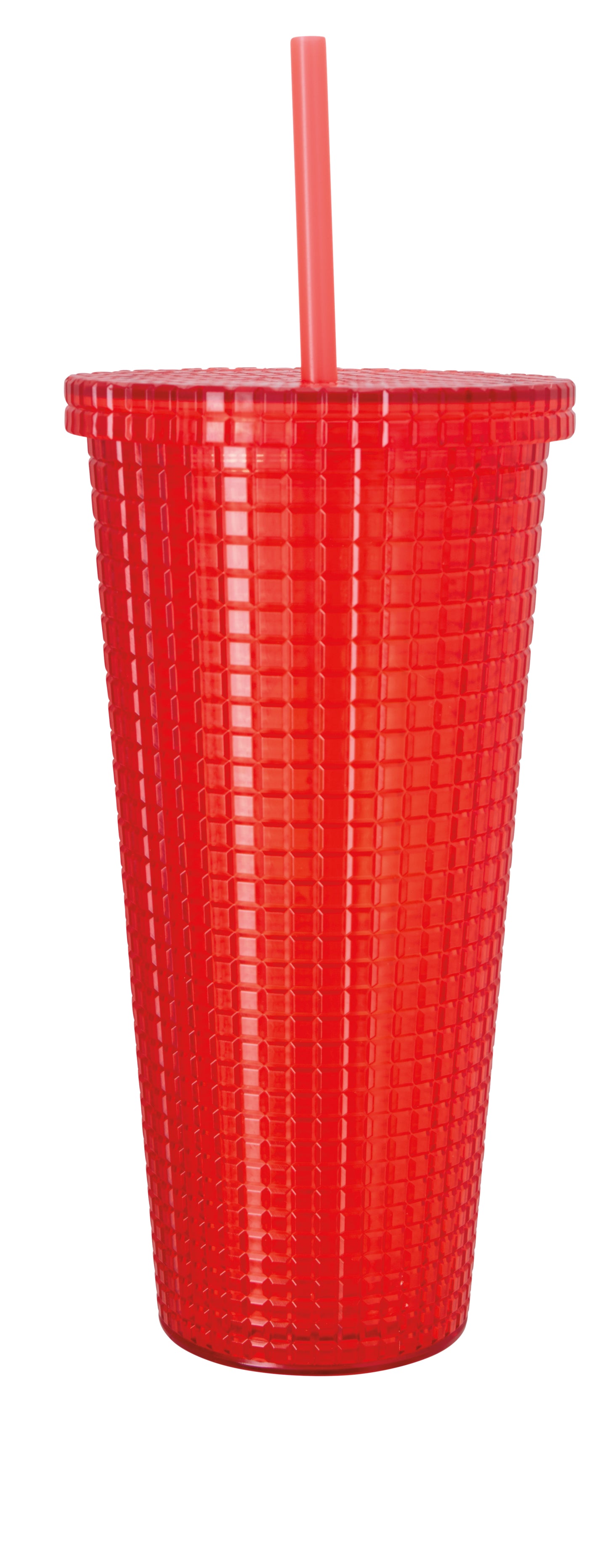 Square-Pattern Double-Wall Tumbler - 23 oz.