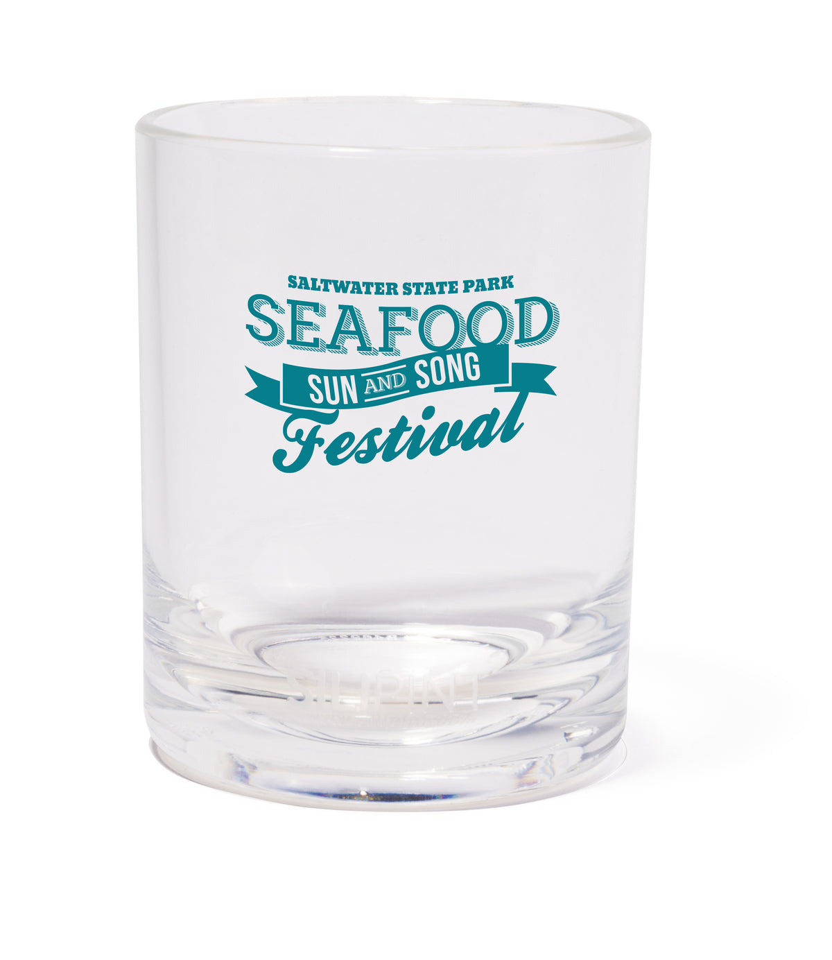 Custom logo Clear Rocks - 12 oz.