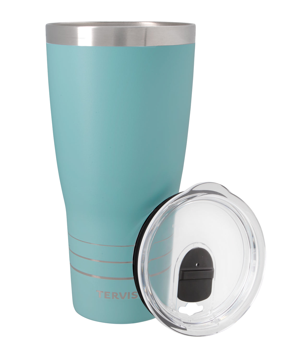 Custom logo Powder-Coated Stainless Steel Traveler® Tumbler - 30 oz.