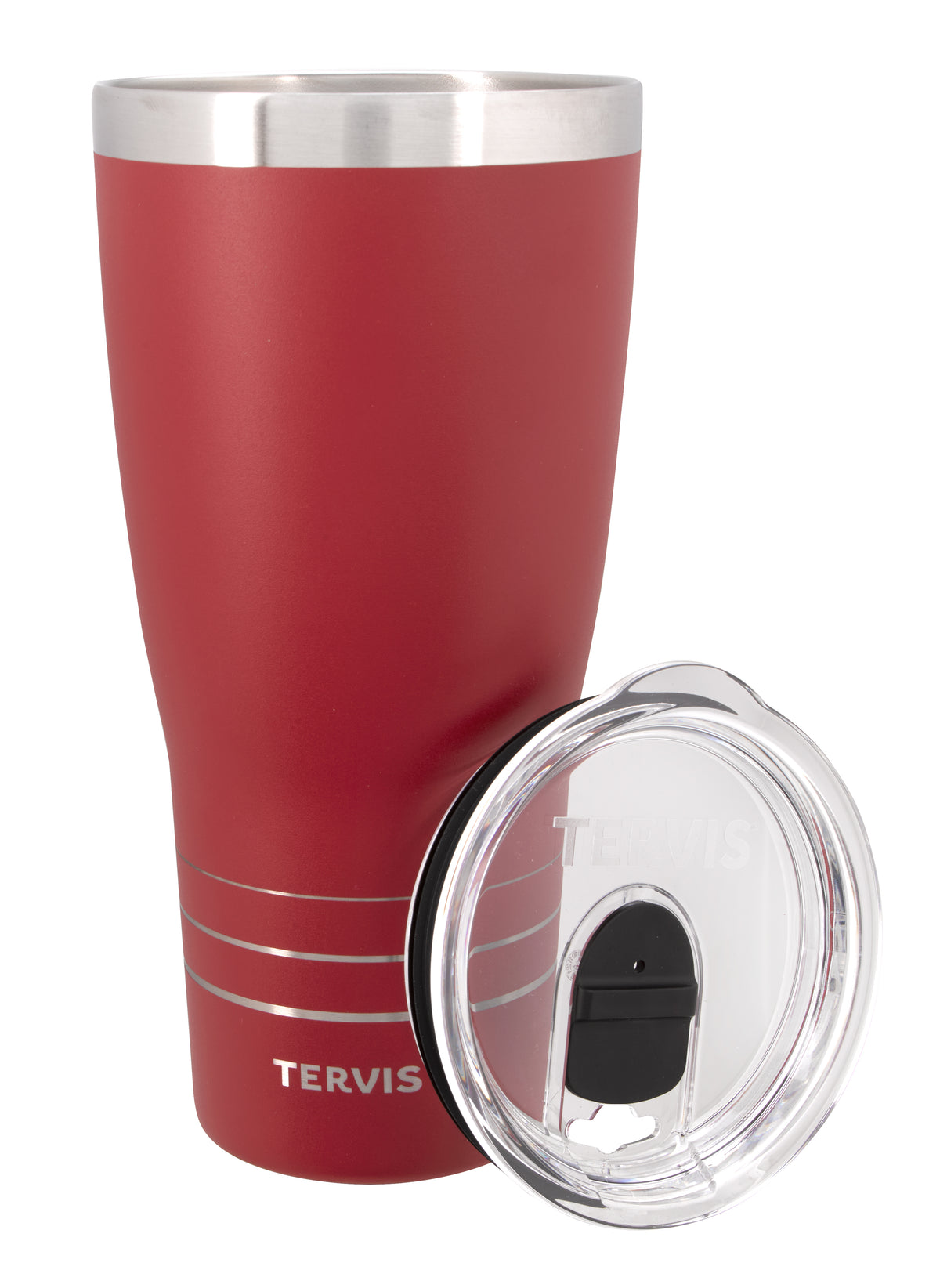 Custom logo Powder-Coated Stainless Steel Traveler® Tumbler - 30 oz.