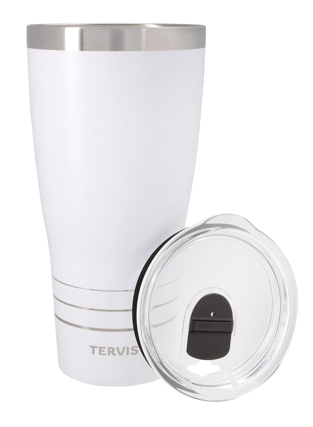 Custom logo Powder-Coated Stainless Steel Traveler® Tumbler - 30 oz.