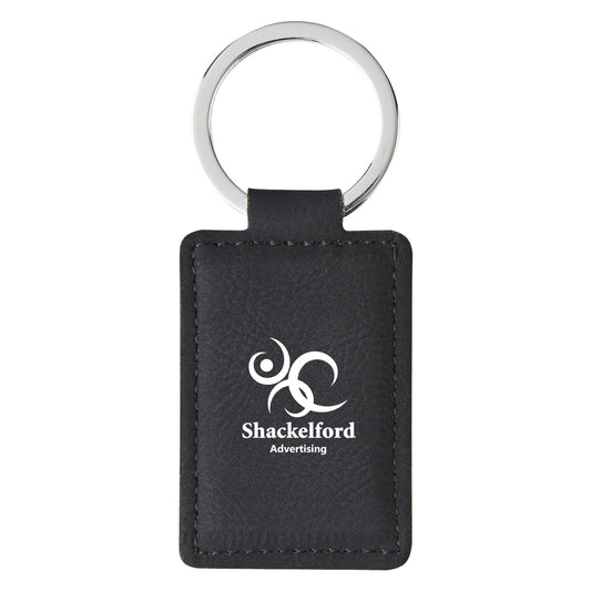 Custom logo Leatherette Executive Key Tag