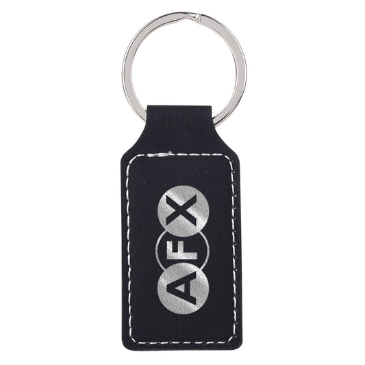 Custom logo Belvedere Stitched Key Tag
