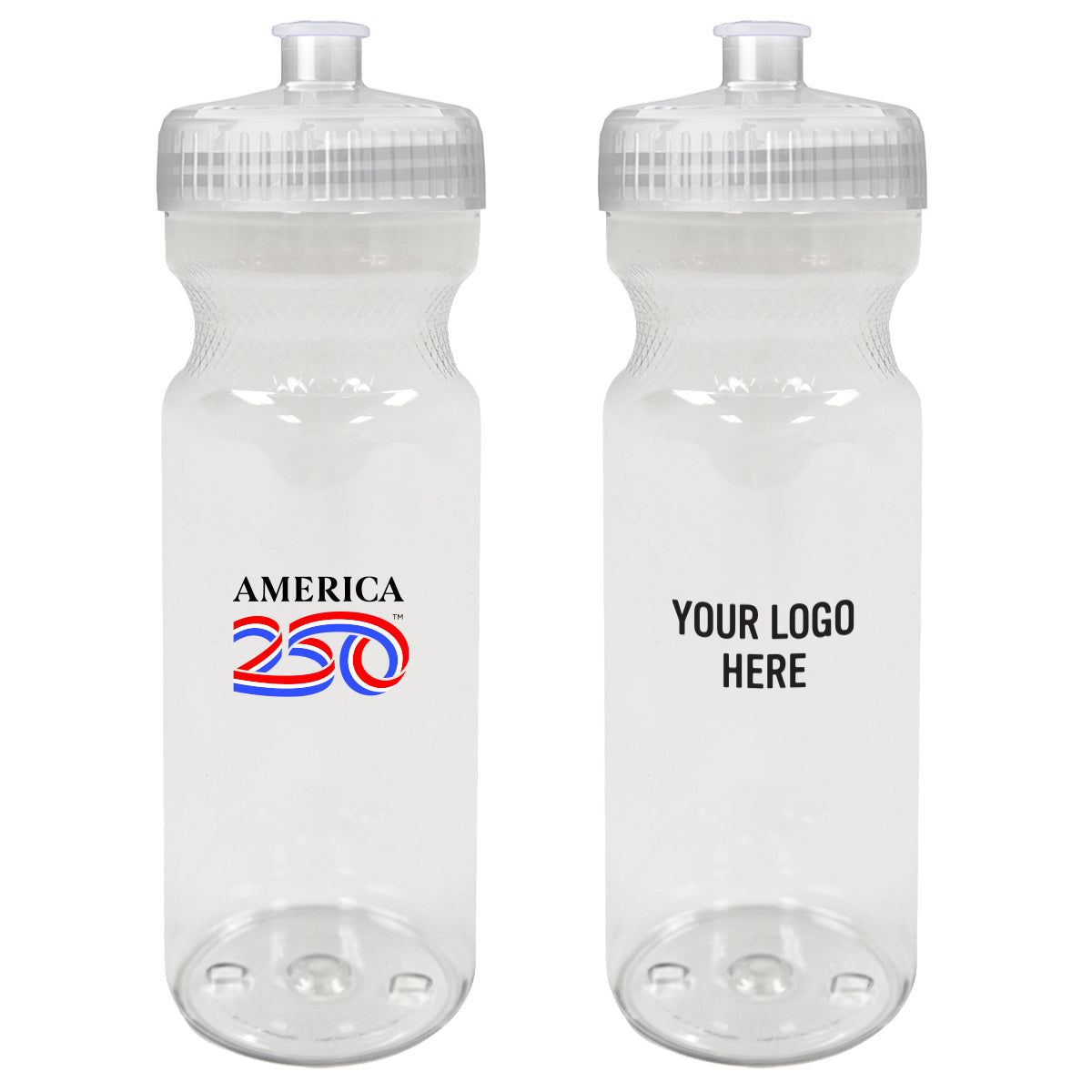 America250™ 28 Oz. Poly-Clear™ Fitness Bottle