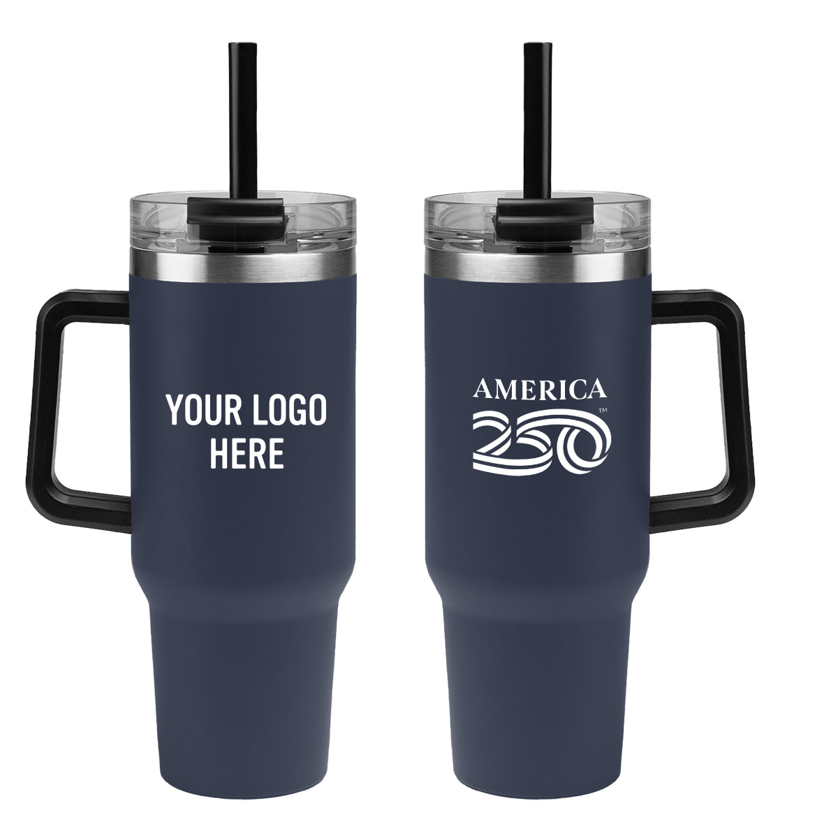 America250™ 40 Oz. Intrepid Recycled Stainless Steel Tumbler
