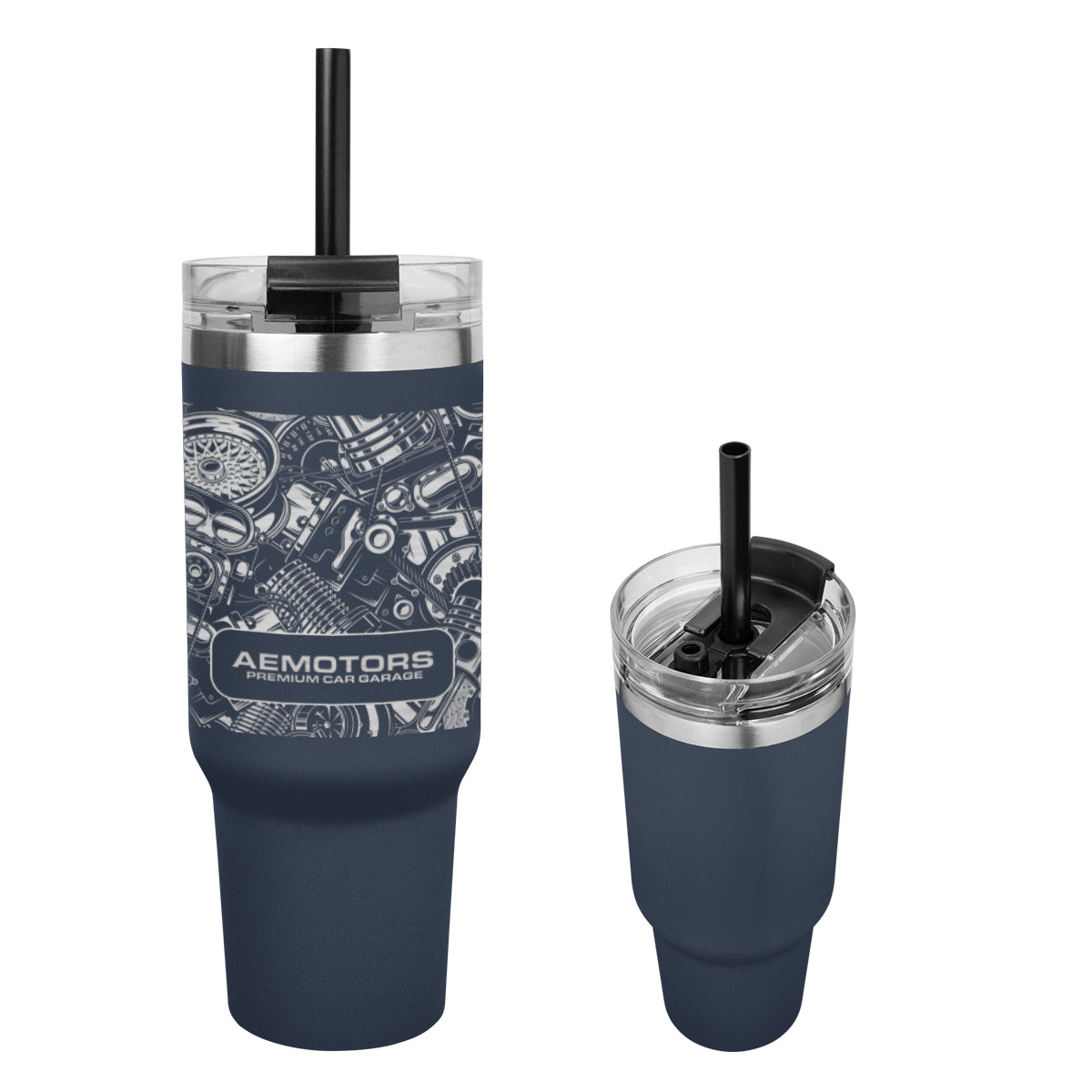 40 Oz. Full Laser Naomi Intrepid Recycled Stainless Steel Tumbler