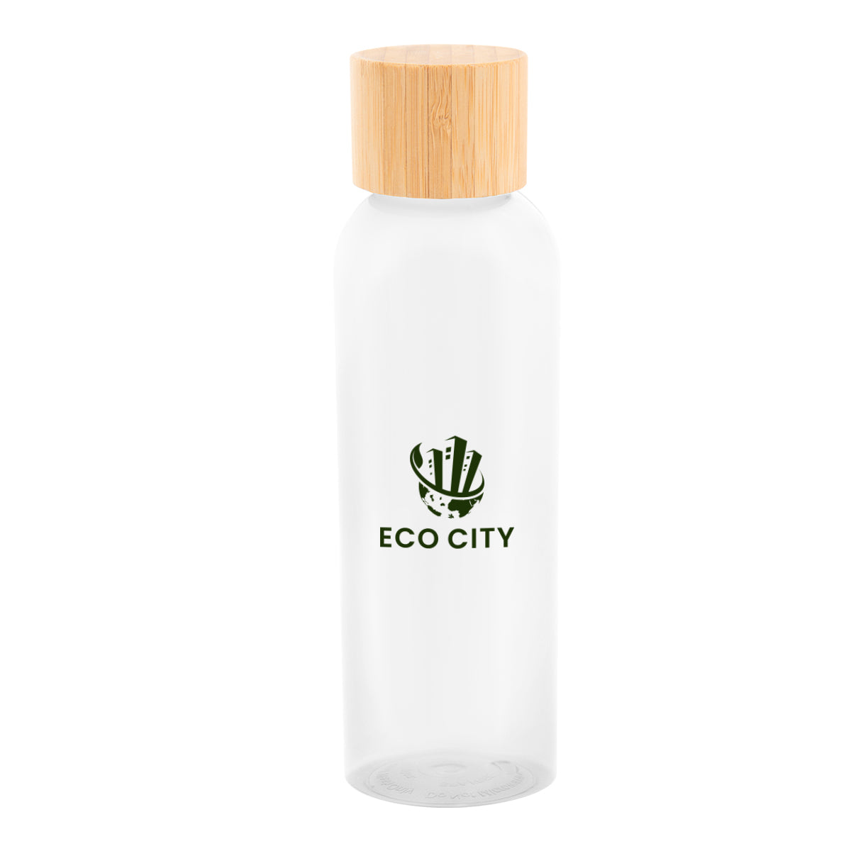 20 Oz. Kelly rPET Bottle With Bamboo Lid