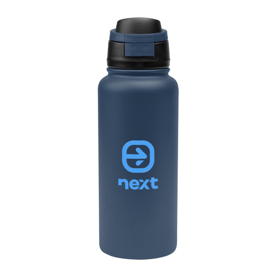 Custom logo 32 Oz. Pop Sip Recycled Stainless Steel Bottle