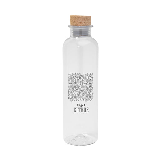 Custom logo 22 Oz. Maddie rPET Bottle With Cork Lid