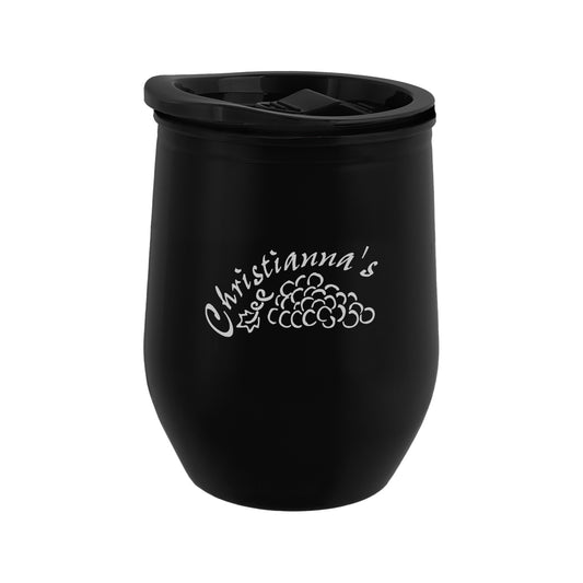Custom logo 12 Oz. Marmont Recycled Acrylic Wine Tumbler