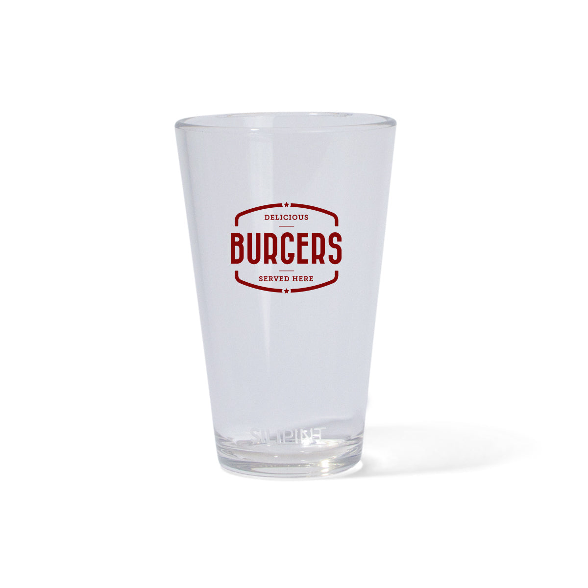 16 Oz. Silipint® Crystal Clear Silicone Pint Glass