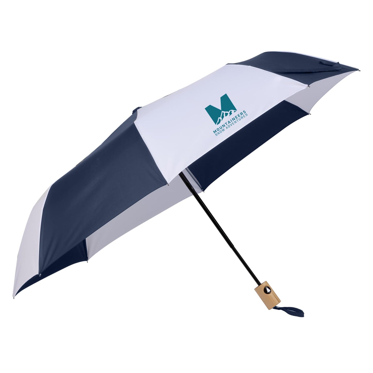 42" Recycled Folding Auto Open Umbrella