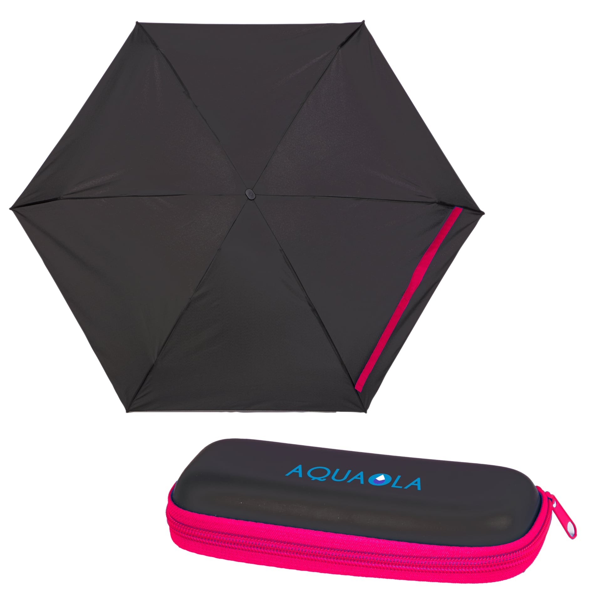 37" Compact Travel Umbrella With Case