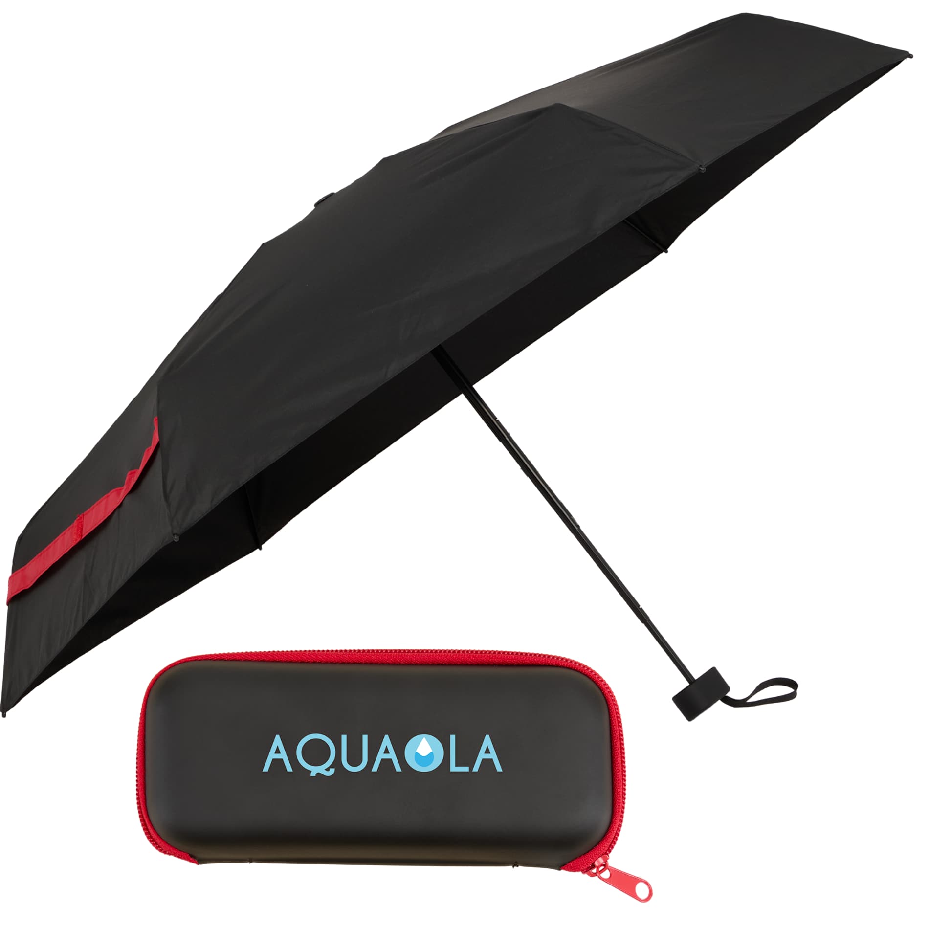 37" Compact Travel Umbrella With Case