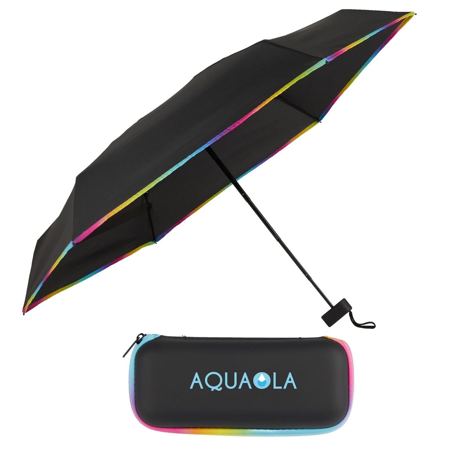 37" Compact Travel Umbrella With Case