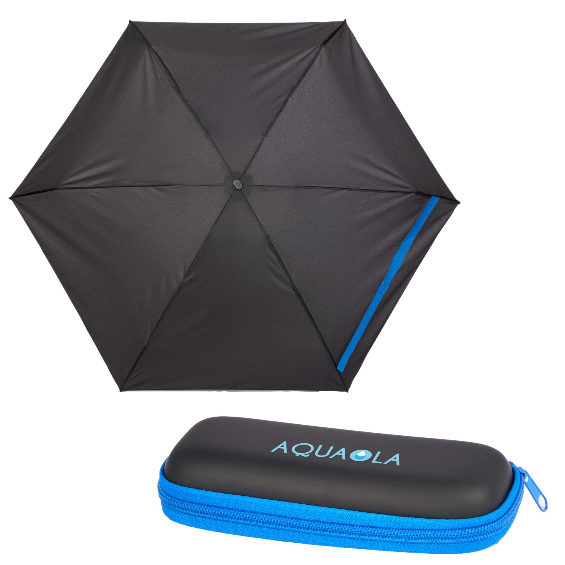 37" Compact Travel Umbrella With Case