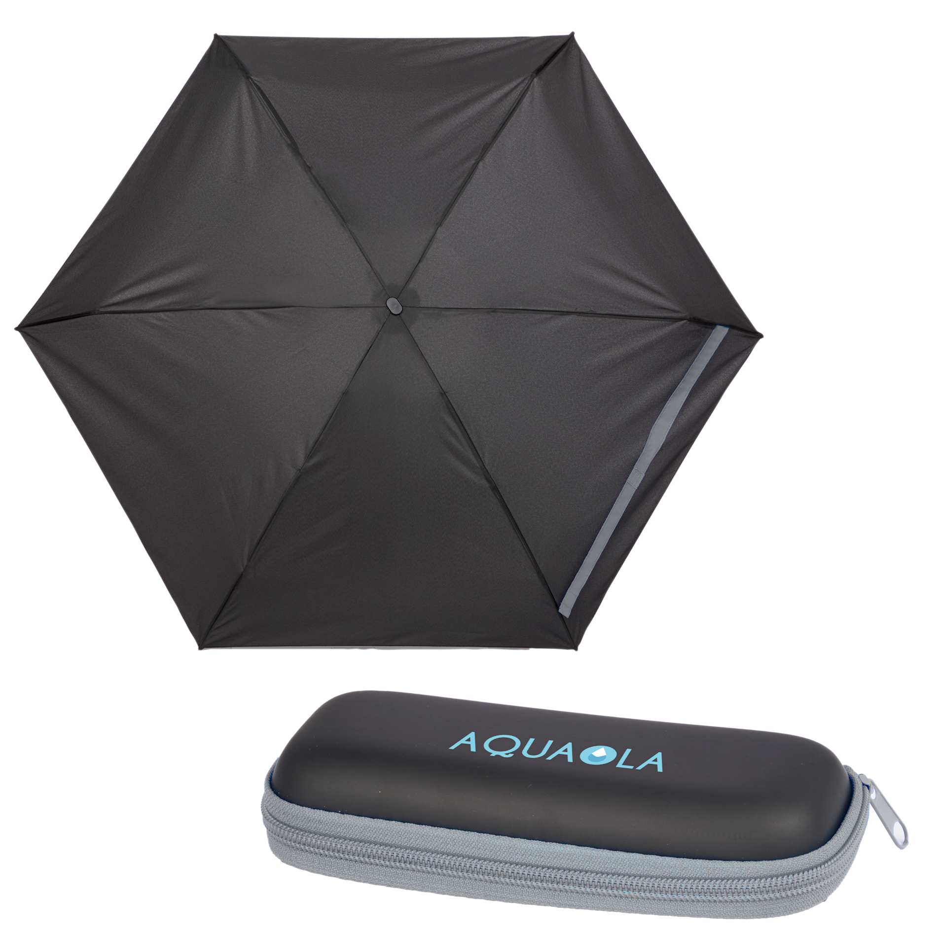 37" Compact Travel Umbrella With Case