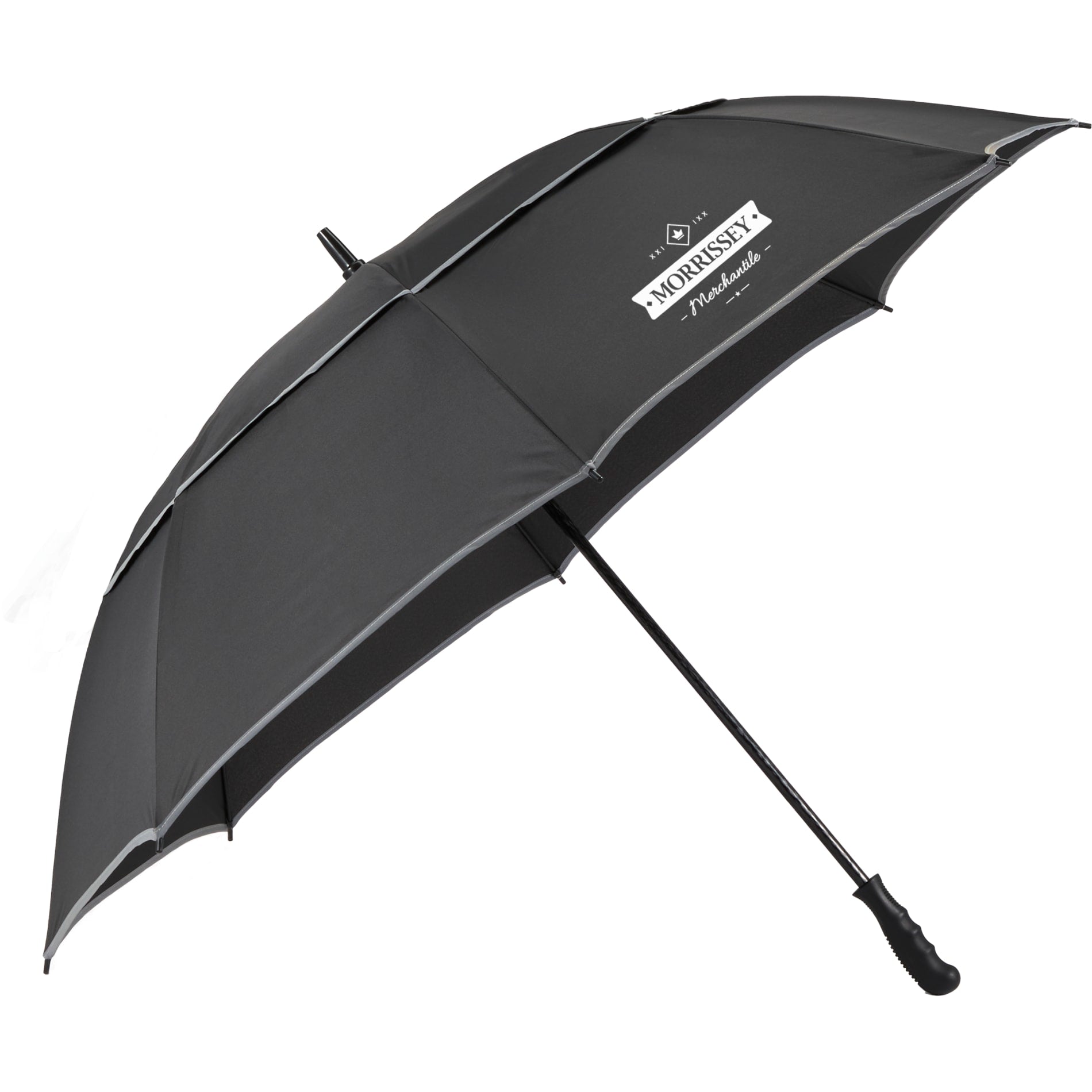 62" RPET Golf Umbrella w/ Reflective Trim