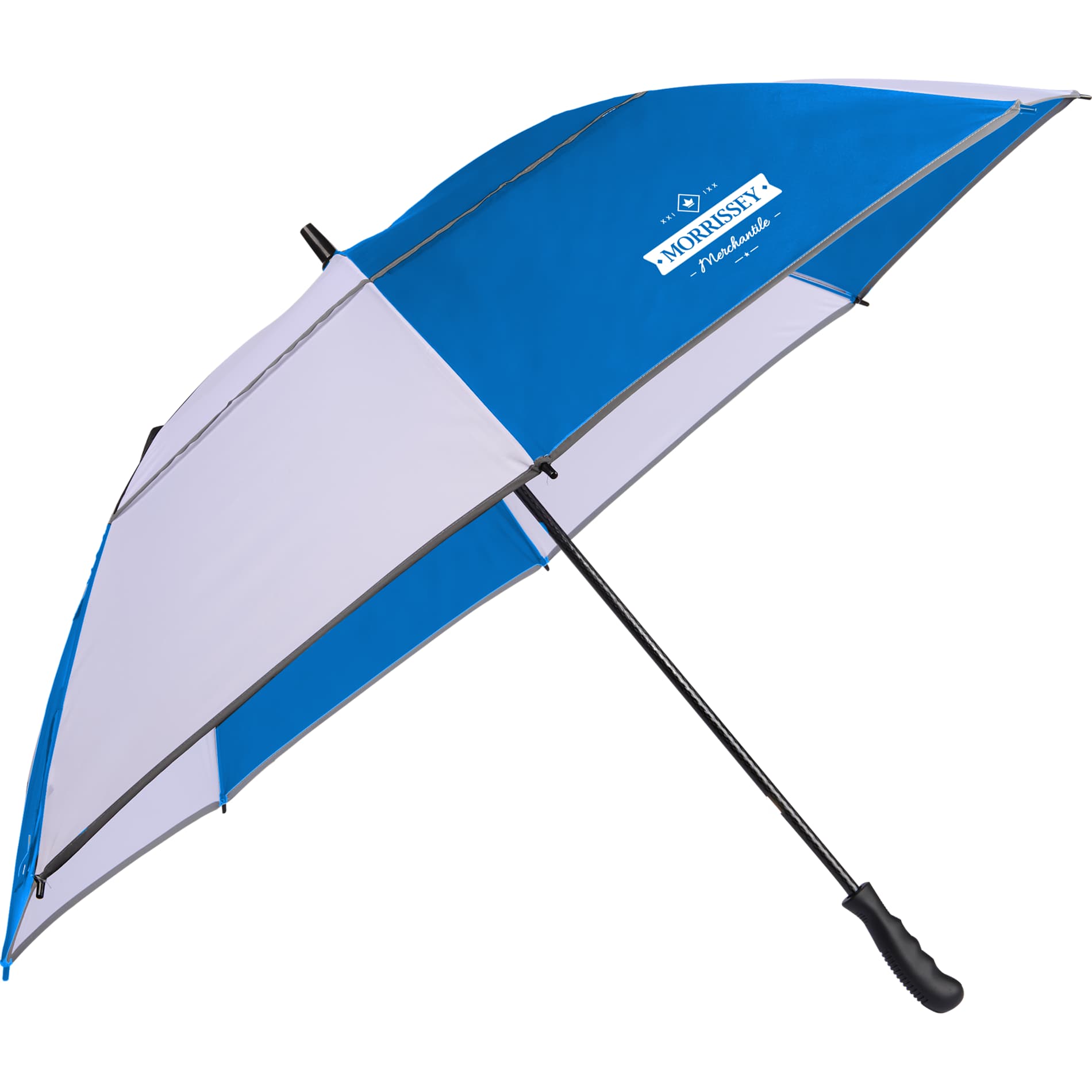 62" RPET Golf Umbrella w/ Reflective Trim
