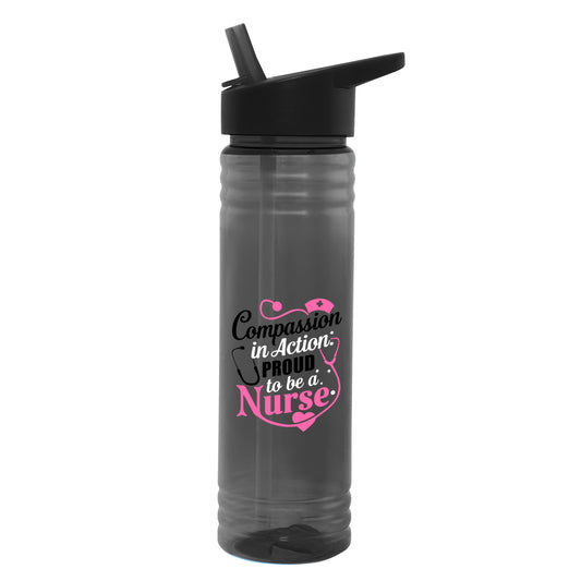 Custom logo 24 Oz. Full Color Vibe Bottle
