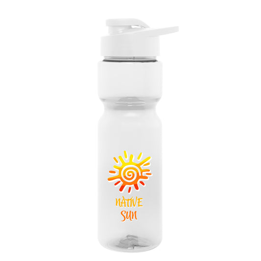 Custom logo 28 Oz. Full Color Clutch Bottle