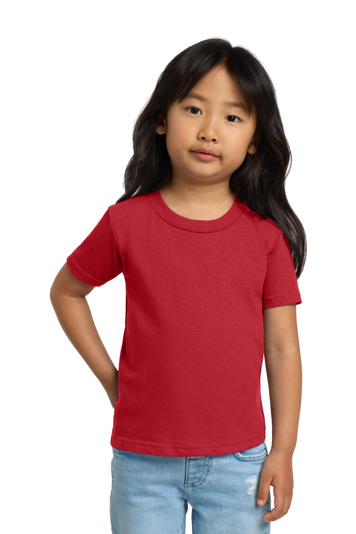Custom logo Gildan® Heavy Cotton™ Toddler T-Shirt 5100P in Red