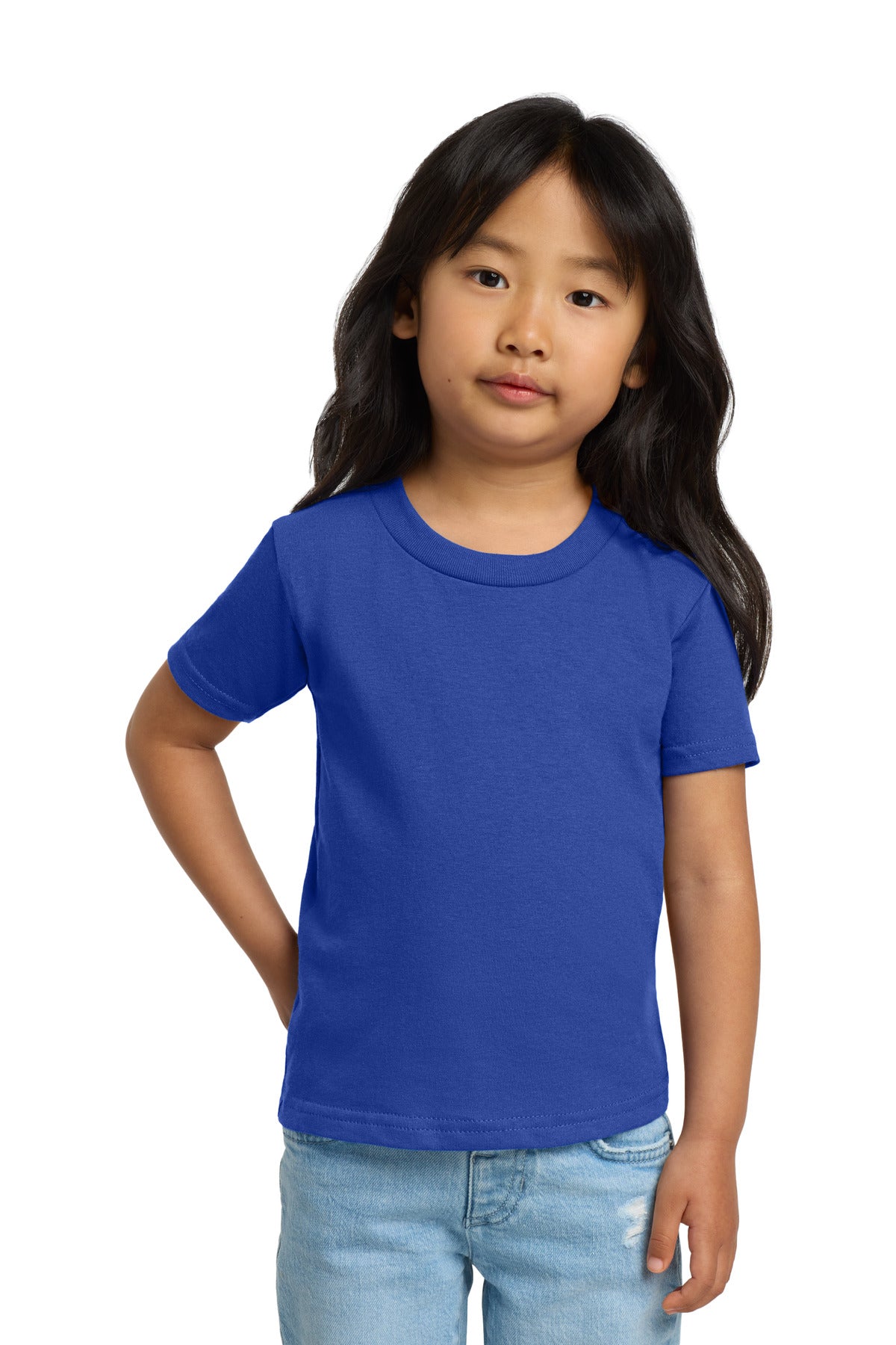 Custom logo Gildan® Heavy Cotton™ Toddler T-Shirt 5100P in Royal