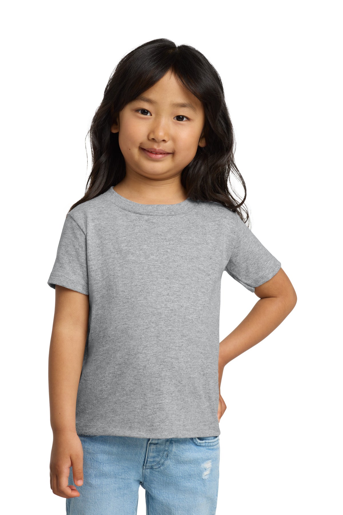 Custom logo Gildan® Heavy Cotton™ Toddler T-Shirt 5100P in Sport Grey