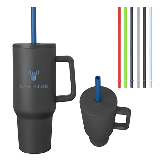 Custom logo 40 Oz. Jackson Basics Intrepid Stainless Steel Tumbler