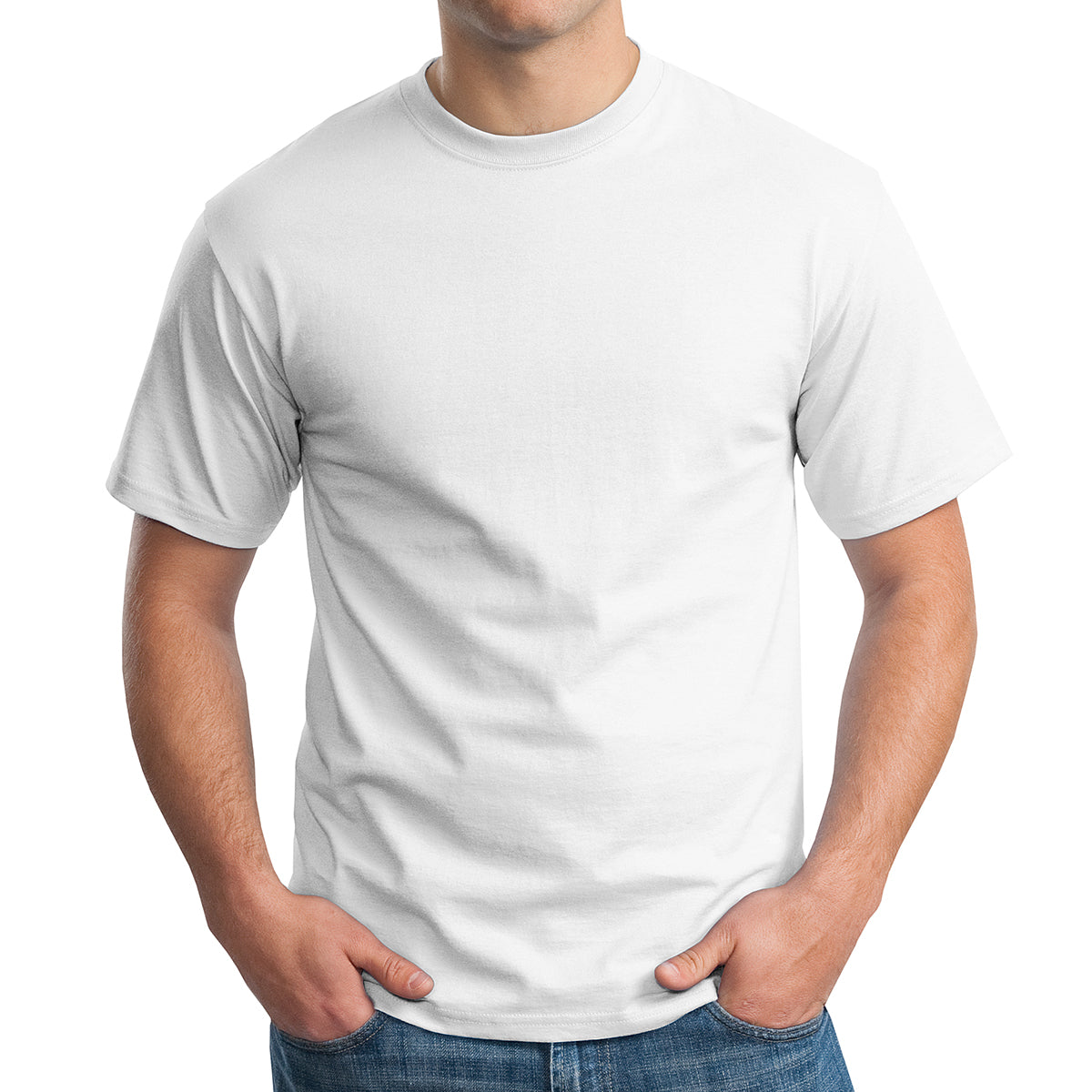 Hanes® 100% Cotton T-Shirt (Silk-Screen)