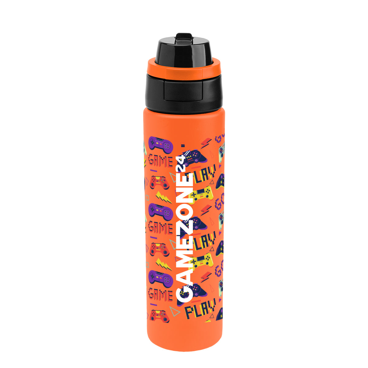 24 Oz. Full Color Pop Sip & Chug Recycled Stainless Steel Bottle