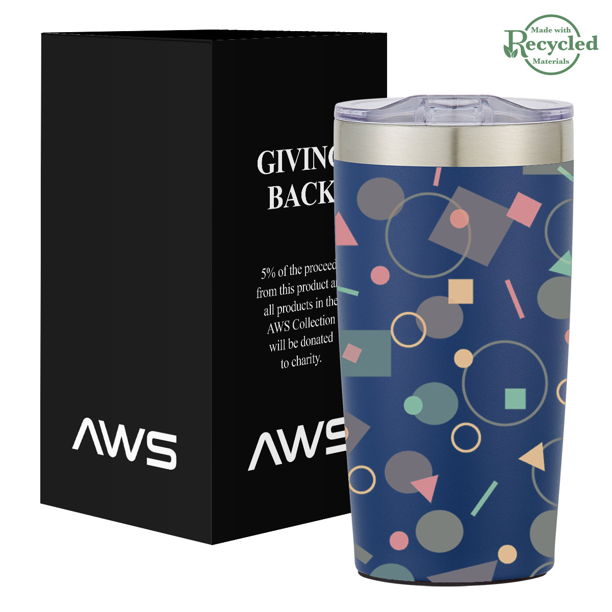20 Oz. AWS Full Color Two-Tone Himalayan Tumbler