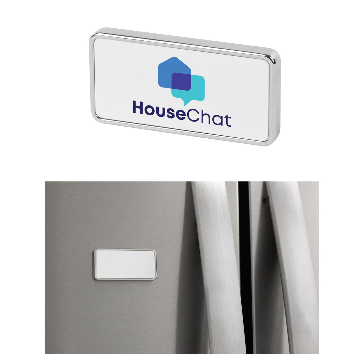 Custom logo Two Piece Magnetic Photo Holder