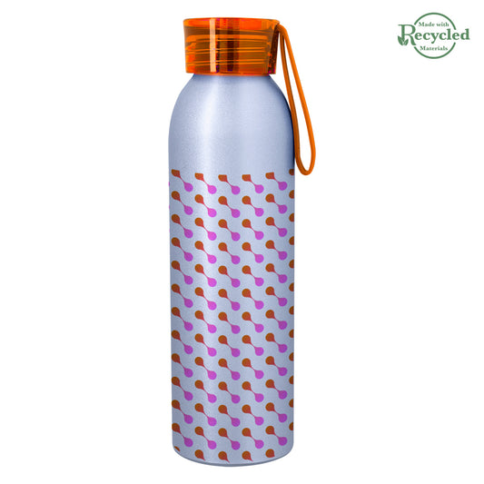 Custom logo 22 Oz. Full Color Darby Recycled Aluminum Bottle