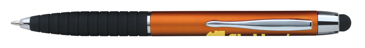 Custom logo Metallic Cool Grip Stylus RABS Pen