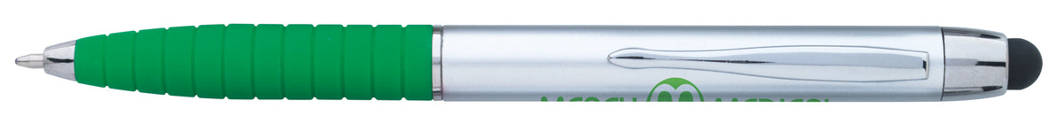 Custom logo Silver Cool Grip Stylus RABS Pen