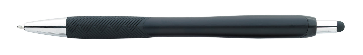 Metallic Pattern Grip Stylus Pen