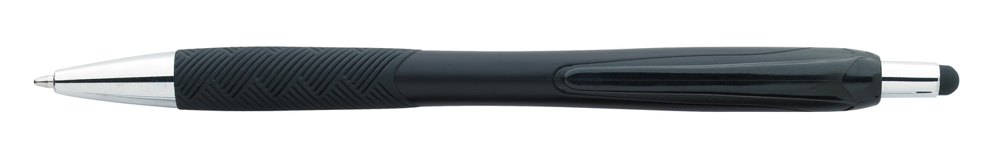 Metallic Pattern Grip Stylus Pen