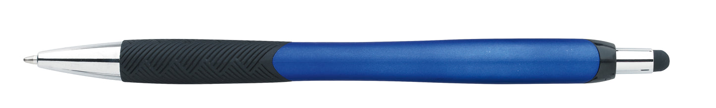 Metallic Pattern Grip Stylus Pen