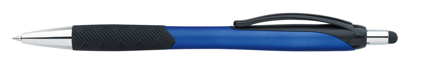 Metallic Pattern Grip Stylus Pen